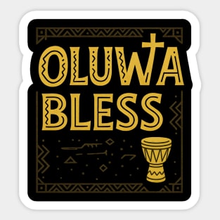 Oluwa Bless Prayer Sticker